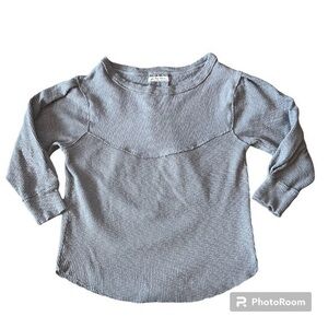 Free People We the‎ Free Thermal Shirt Grey Size Small